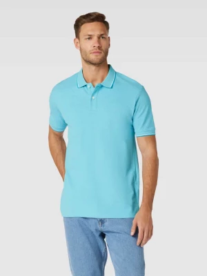 Koszulka polo z paskami w kontrastowym kolorze Esprit