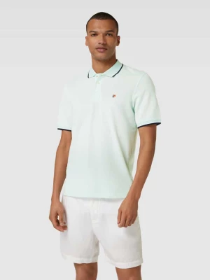 Koszulka polo z paskami w kontrastowym kolorze model ‘BLUWIN’ Jack & Jones Premium