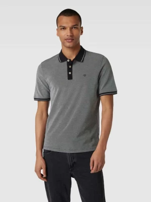 Koszulka polo z paskami w kontrastowym kolorze model ‘BLUWIN’ Jack & Jones Premium