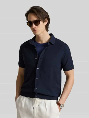 Koszulka polo o kroju regular fit z pełną listwą guzikową z czystej bawełny Polo Ralph Lauren