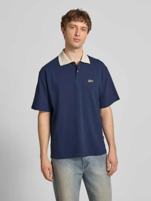 Koszulka polo z piki o kroju regular fit z wyhaftowanym logo BLKVIS