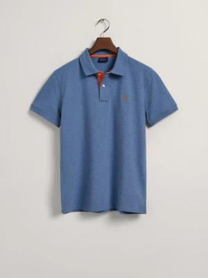 Koszulka Polo z Piki z Kołnierzykiem W Kontrastowym Kolorze GANT