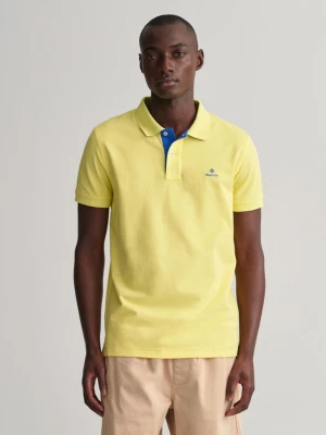 Koszulka Polo z Piki z Kołnierzykiem W Kontrastowym Kolorze GANT