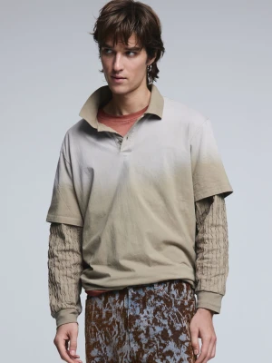 Koszulka polo z podwójnym długim rękawem Desigual