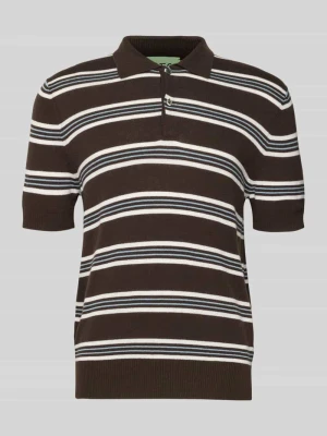 Koszulka polo z prążkowanymi wykończeniami FTC-Cashmere