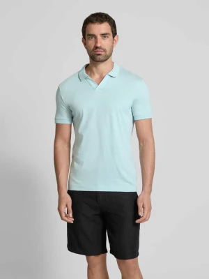 Koszulka polo z prążkowanymi wykończeniami model ‘Clark’ Strellson