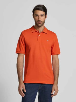 Koszulka polo z wyhaftowanym logo Gant