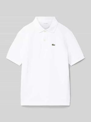 Koszulka polo z wyhaftowanym logo Lacoste