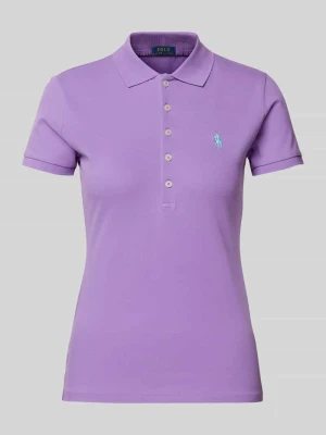 Koszulka polo z wyhaftowanym logo model ‘JULIE’ Polo Ralph Lauren