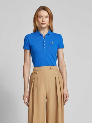 Koszulka polo z wyhaftowanym logo model ‘JULIE’ Polo Ralph Lauren