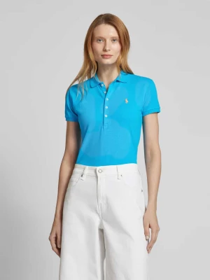 Koszulka polo z wyhaftowanym logo model ‘JULIE’ Polo Ralph Lauren