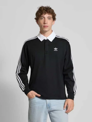 Koszulka polo z wyhaftowanym logo model ‘Rugby Polo’ adidas Originals