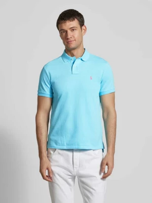 Koszulka polo o kroju slim fit z wyhaftowanym logo Polo Ralph Lauren