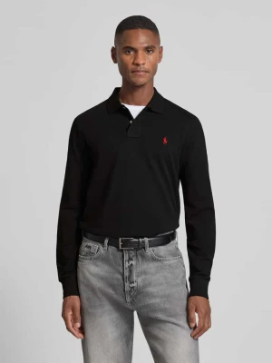 Koszulka polo z wyhaftowanym logo Polo Ralph Lauren Czarny