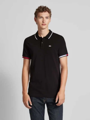 Koszulka polo z wyhaftowanym logo Tommy Jeans