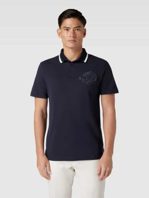 Koszulka polo z wyhaftowanym motywem z logo Armani Exchange