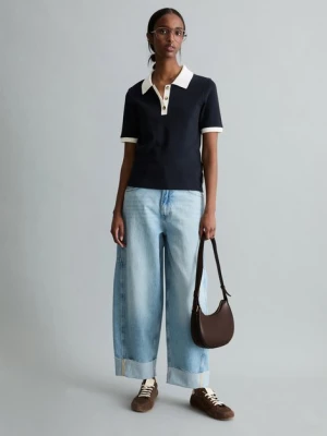 Koszulka polo ze strukturą slim Marc O'Polo