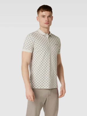 Koszulka polo ze wzorem na całej powierzchni model ‘Paigam’ JOOP! Collection