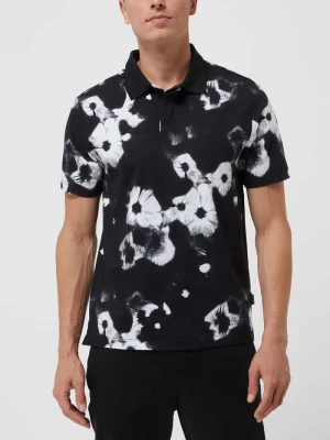 Koszulka polo ze wzorem z efektem batiku CK Calvin Klein
