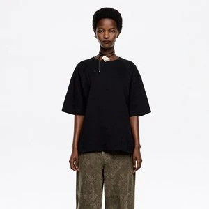 Koszulka prosta bawełna czarna BIMBA Y LOLA