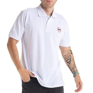 Koszulka Prosto Klasyk Polo Dine KL232MTEE3011L - biała