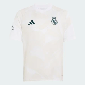 Koszulka przedmeczowa dla dzieci Real Madryt 26 / 27 Adidas biały