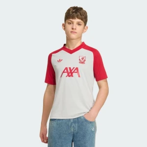 Koszulka przedmeczowa Liverpool FC 26 / 27 dla dzieci Adidas Grey Two