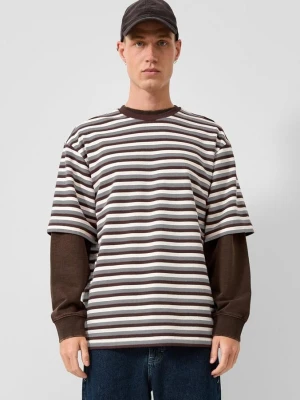T-shirt Relaxed Fit z grubego dżerseju QS