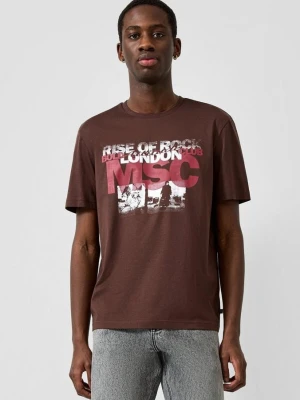 T-shirt z nadrukiem z przodu QS