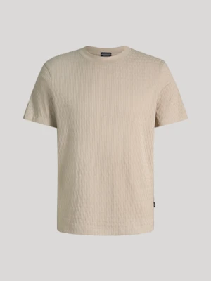 Koszulka Raulos w kolorze beżowym o fakturze strukturalnej Joop