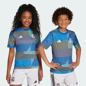Koszulka Real Madrid 25 / 26 Pre-Match Kids Adidas Blue Bird