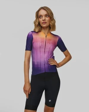 Koszulka Rowerowa Damska Assos Dyora R Jersey S11 Surface Fioletowa