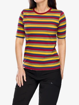 Koszulka rowerowa damska Fjallraven/Specialized Cotton Striped T-shirt - flag stripe