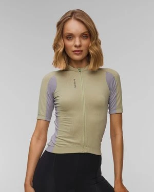 Koszulka Rowerowa Damska Isadore Signature Merino Tech Jersey Beżowo-szara