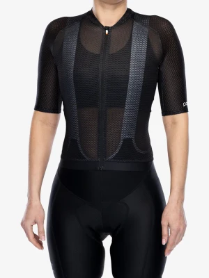 Koszulka rowerowa damska POC Air Jersey - uranium black