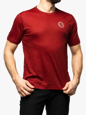 Koszulka rowerowa Fjallraven/Specialized Wool T-Shirt - pomegranate red