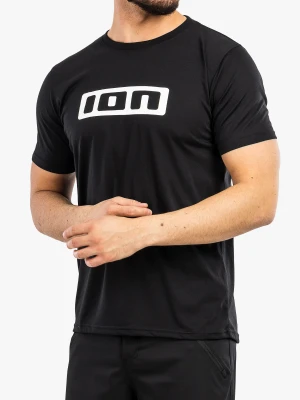 Koszulka rowerowa ION Logo SS DR - black