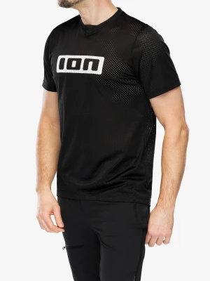 Koszulka rowerowa ION Logo SS Jersey - black