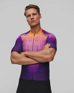 Koszulka rowerowa męska Assos Equipe R Jersey S11 Surface fioletowa