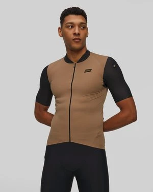 Koszulka rowerowa męska Assos Mille GTO Jersey C2 brązowo-czarna