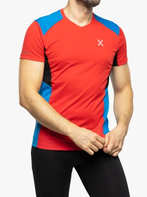 Koszulka rowerowa Montura Crossover T-shirt - power red/celeste