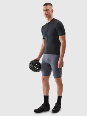 Koszulka rowerowa rozpinana męska - czarna 4F