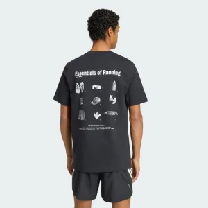 Koszulka Run Essentials Graphic Adidas czarny