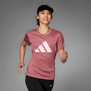 Koszulka Run It Adidas różowy