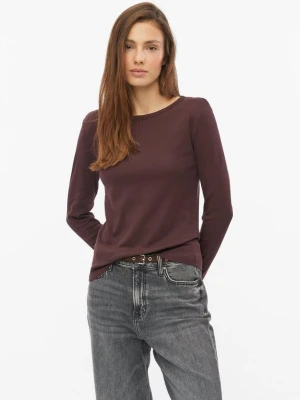 Bluzka z długim rękawem Slim Fit s.Oliver czerwony
