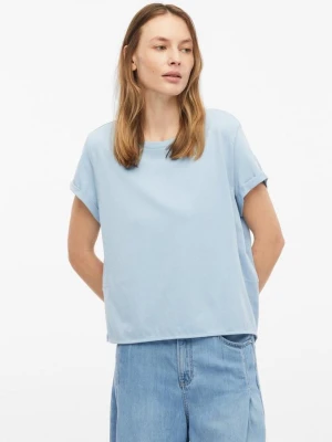 Bawełniany T-shirt o fasonie Relaxed Fit s.Oliver niebieski