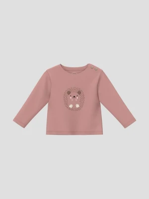 T-shirt unisex z nadrukiem s.Oliver różowy