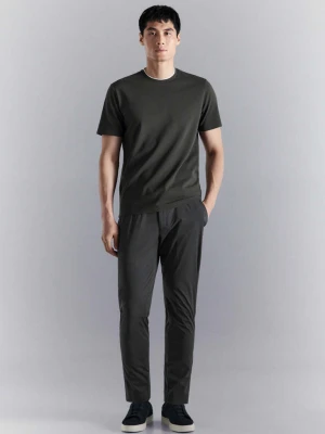 Zdjęcie produktu Koszulka slim fit comfort stretch Coolmax® ciemnoszary - Mężczyzna - - MANGO MAN