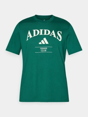 Koszulka sportowa Adidas ciemnozielony