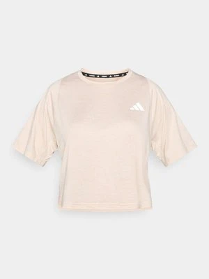 Koszulka sportowa Adidas beżowy
